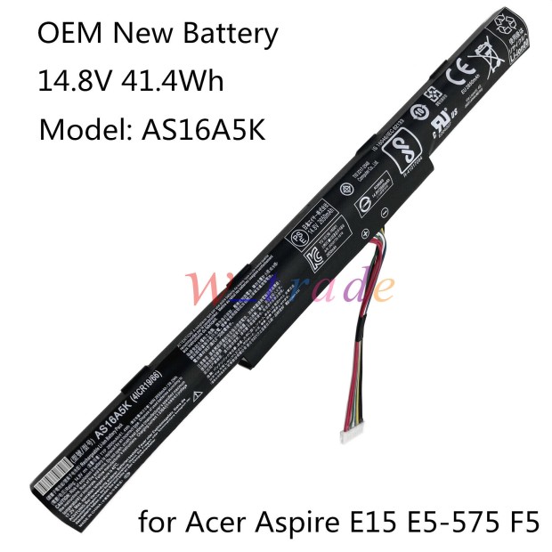 Battery for Acer AS16A5K Aspire E15 E 15 - 4Cells UK