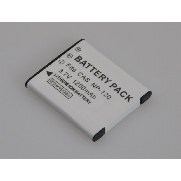Replace Battery for Casio NP-120 Camera UK