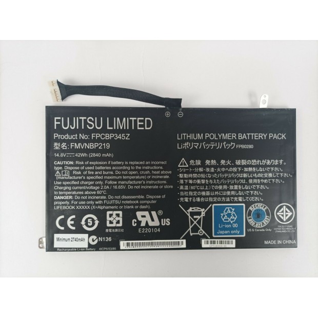 Battery For FPCBP345Z - 2.8A (Please note Spec. of original item )