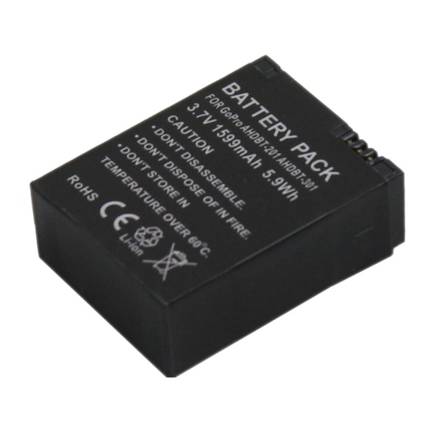 Battery for AHDBT-201 AHDBT-301 Hero3 Hero 3 UK