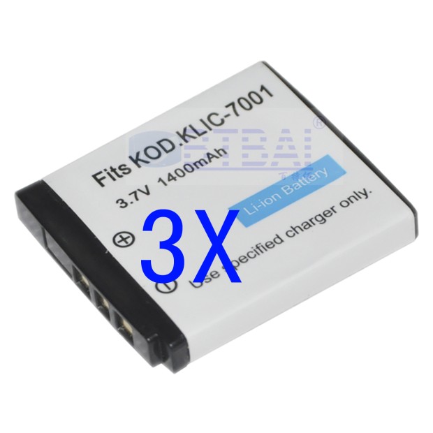 Replace Battery for Kodak Klic-7001 UK