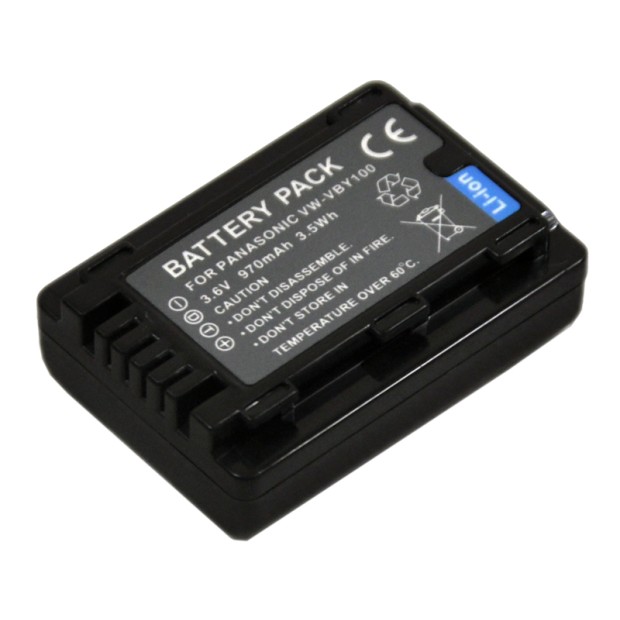  For Panasonic VW-VBY100 Battery