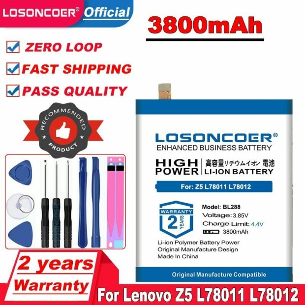 Battery for Lenovo BL288 - 2A UK
