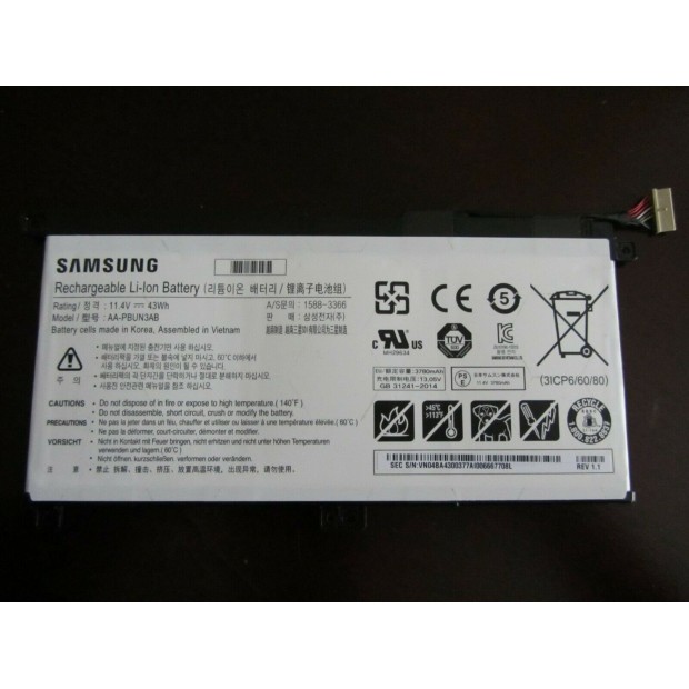 Battery For SamSung AA-PBUN3AB - 43Wh (Please note Spec. of original item )