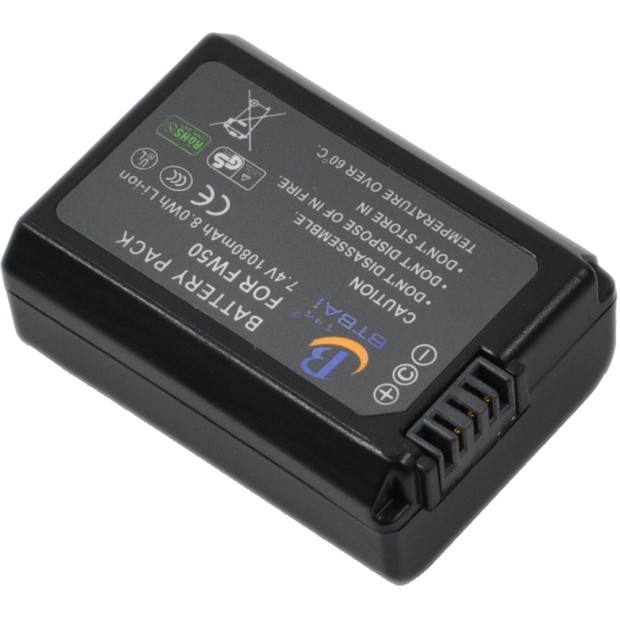 Battery For Sony NP-FW50 a6000 Camera