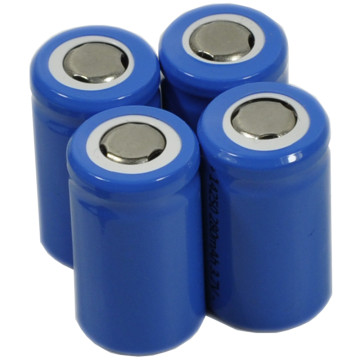 4x 14250 Battery Top Flat Rechargeable UK