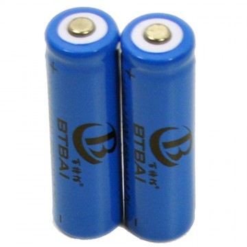 2x 14500 Battery - 3.6/3.7V 0.6A Top Button UK