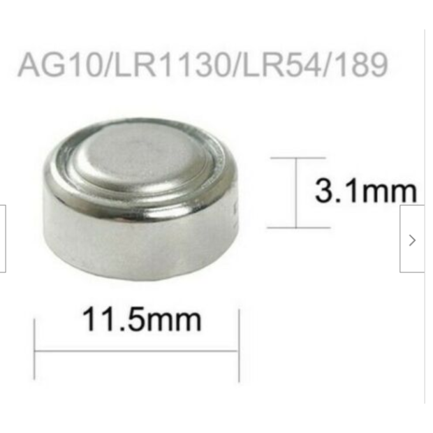 Battery for 2x LR1130 UK